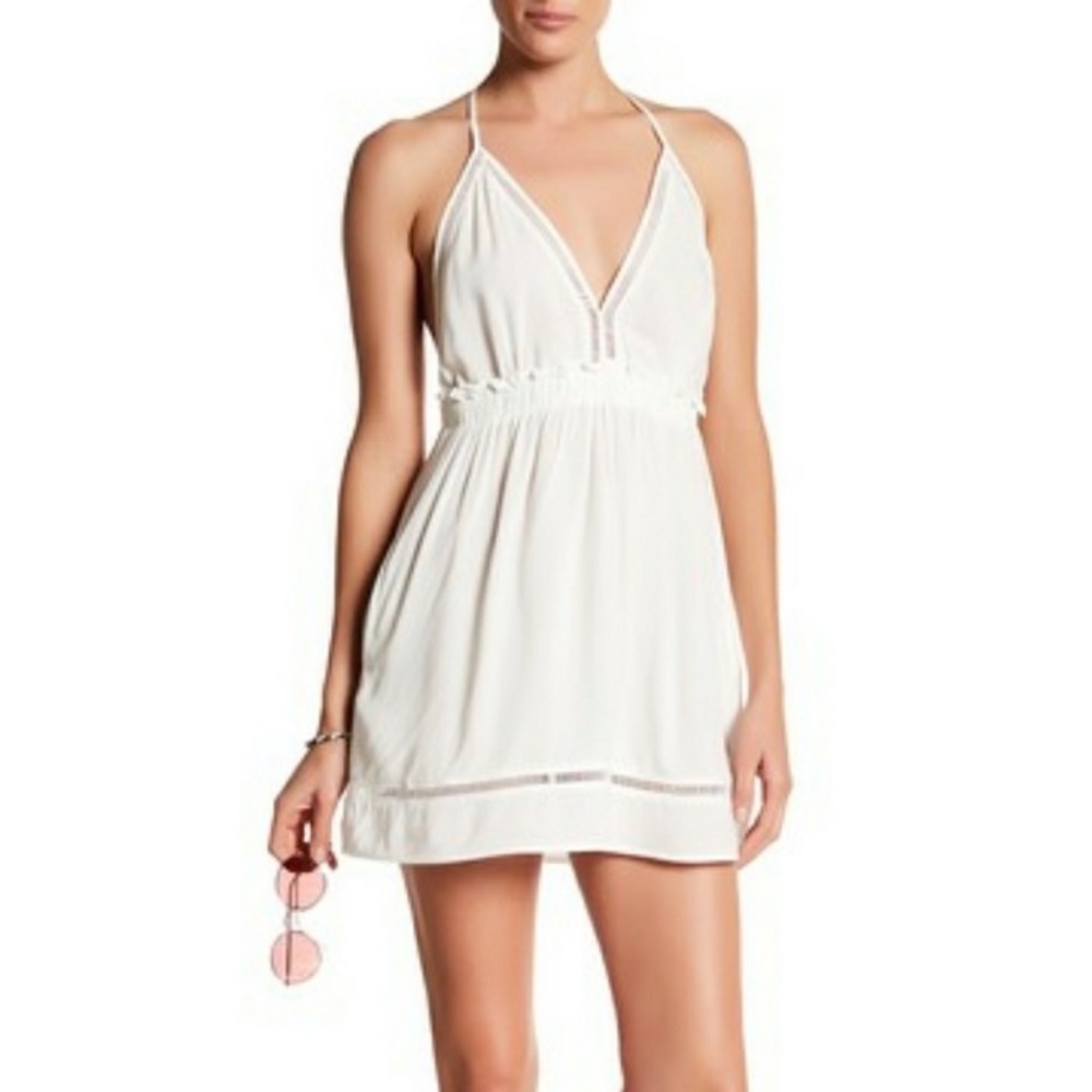 Red carter halter cover up